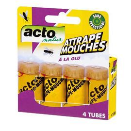 Pack de 4 Rouleaux de Papier Attrape Mouches (Intérieur ou Extérieur) -  Soin du jardin - Achat & prix