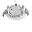 Spot a encastrer LED Diall pour salle de bains IP65 blanc Ø7 cm