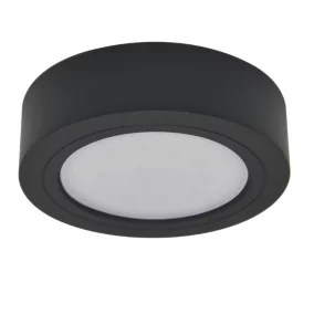 Spot à pile Mohun LED intégrée variation de blancs IP20 dimmable 50lm 1W Ø8xH.2,5cm noir GoodHome