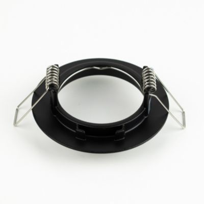 Spot de plafond encastrable Ziva Black IP20, rond, noir, EDO777308 EDO