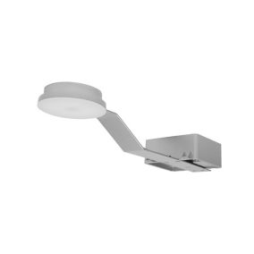 Spot de salle de bain Emera LED intégrée 480lm 7W IP44 variable GoodHome argent