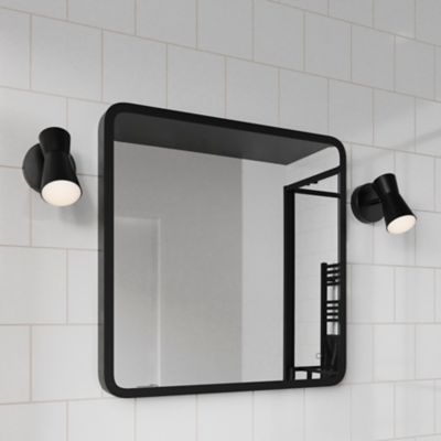 Spot de salle de bain Rathong G10 5W IP44 GoodHome noir