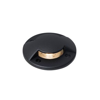 Spot de sol moderne noir GU10 50mm à 2 lumières IP65 - Cellar