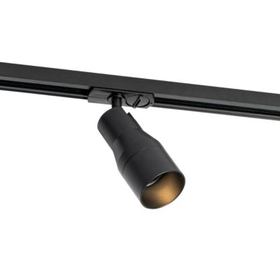 Spot design noir pour système de rail monophasé - Iconic Kohua | Castorama