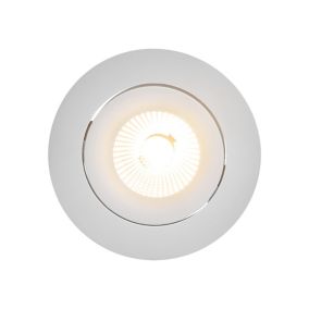 Spot encastré ALIKI, Aluminium, Couleur Blanc, LED Module, H.4.5, IP44 / NORDLUX Intérieur