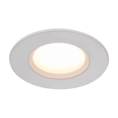 Spot encastré DORADO 3 kit, salle de bain, Métal  Blanc, LED Module, H.3.6, IP65 / NORDLUX Intérieur