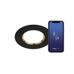 Spot encastré DORADO SMART, salle de bain Matière plastique Noir, LED Module, H.5.4, IP65 / NORDLUX Extérieur