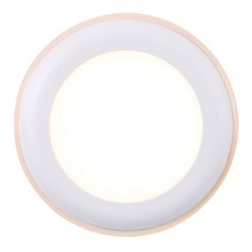 Spot encastré ELKTON, Matière plastique, Couleur Blanc, LED Module, H.4.2, IP20 / NORDLUX Intérieur