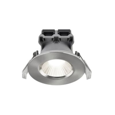 Spot encastré FREMONT, Métal, Couleur Acier Brossé, LED Module, H.5.4, IP65 / NORDLUX Intérieur