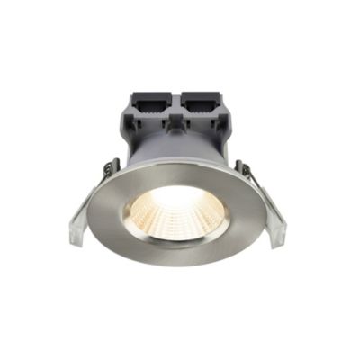 Spot encastré FREMONT, Métal, Couleur Acier Brossé, LED Module, H.5.4, IP65 / NORDLUX Intérieur