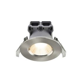 Spot encastré FREMONT, Métal, Couleur Acier Brossé, LED Module, H.5.4, IP65 / NORDLUX Intérieur