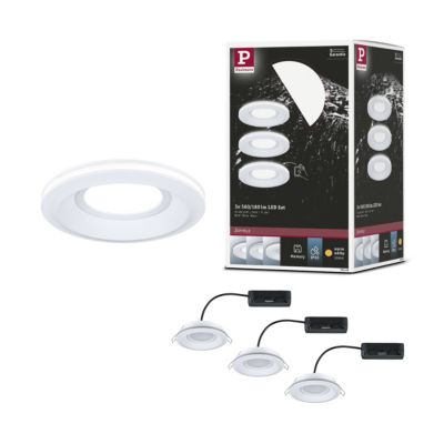 Spot encastré LED Sormus Kit de 3 IP65 rond 100 mm 3x4,8W / 1,5W 3x300lm 230V 3000K Blanc