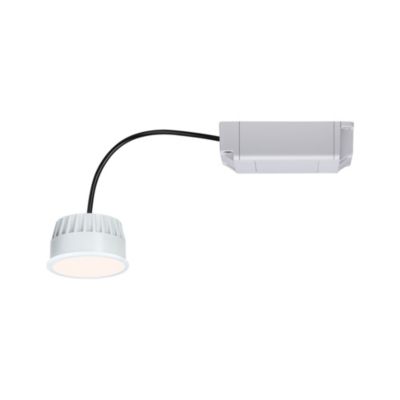 Spot encastré modulaire LED Smart Home Zigbee 3.0 Blanc chaud Coin Kit de 1 rond 51 mm Coin 6W 470lm 230V gradable 2700K Satiné