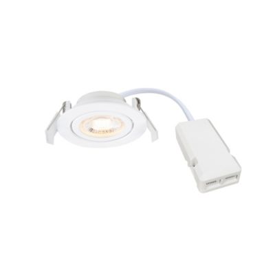 Spot encastré Monolo 1-Kit Matière plastique Blanc, H.2,5  IP20  LEDModule /Nordlux  Intérieur