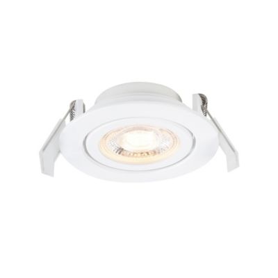 Spot encastré Monolo 1-Kit Matière plastique Blanc, H.2,5  IP20  LEDModule /Nordlux  Intérieur