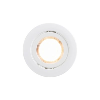 Spot encastré Monolo 1-Kit Matière plastique Blanc, H.2,5  IP20  LEDModule /Nordlux  Intérieur