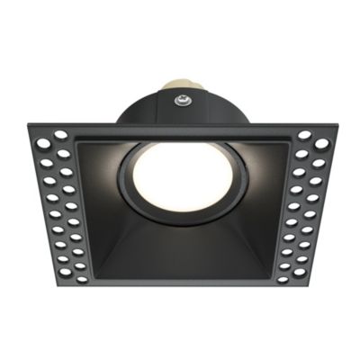 Spot encastré plafond Maytoni Dot carré noir GU10 50W | Castorama