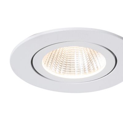 Spot encastrable blanc 6,8 cm avec LED 545 lm à intensité variable IP65 - Gaius