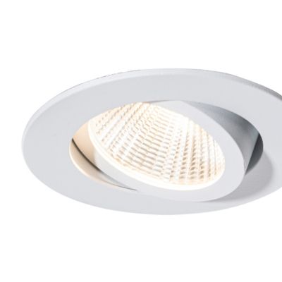 Spot encastrable blanc 6,8 cm avec LED 545 lm à intensité variable IP65 - Gaius