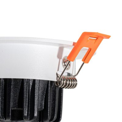 Spot encastrable blanc 6,8 cm avec LED 545 lm à intensité variable IP65 - Gaius