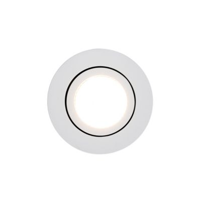 Spot encastrable blanc 6,8 cm avec LED 545 lm à intensité variable IP65 - Gaius