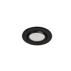 Spot encastrable Burnell LED intégrée blanc neutre dimmable IP65 450lm 6.2W Ø8.5xH.4cm noir GoodHome