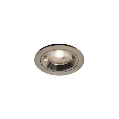 Spot encastrable Caius GU10 blanc neutre IP44 345lm 4.7W Ø8.5xH.10.1cm chrome GoodHome