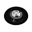 Spot encastrable Caius LED GU10 Ø8,5cm IP44 345lm 50W 5.2W GoodHome blanc neutre noir