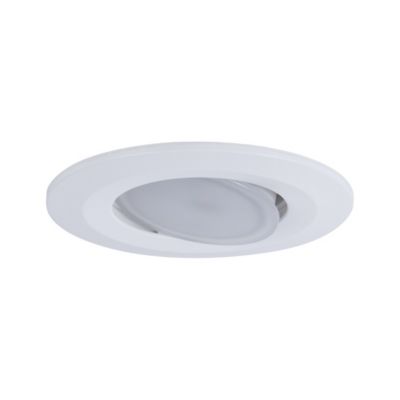 Spot encastrable Calla LED intégrée 4000K IP65 680lm rond orientable blanc dépoli Paulmann