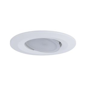 Spot encastrable Calla LED intégrée 4000K IP65 680lm rond orientable blanc dépoli Paulmann