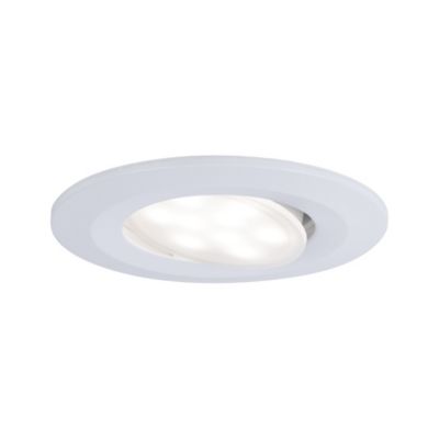 Spot LED CLASSIC encastré rond orientable Noir 9W 420lumens Blanc