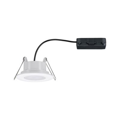 Spot encastrable Calla LED intégrée 4000K IP65 680lm rond orientable blanc dépoli Paulmann