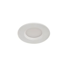 Spot encastrable Etana LED intégrée blanc chaud IP65 410lm 4.7W Ø8.5cmxH.3.1cm métal blanc GoodHome