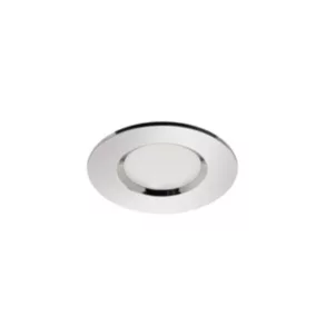 Spot encastrable Etana LED intégrée blanc chaud IP65 410lm 4.7W Ø8.5cmxH.3.1cm métal chrome GoodHome