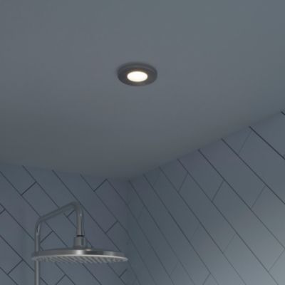 Spot encastrable Hades GU5.3 blanc neutre IP65 345lm 4.4W Ø8xH.8.2cm chrome GoodHome