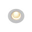 Spot encastrable Hobson LED intégrée blanc chaud IP20 dimmable 450lm 6.1W Ø8.8xH.5.3cm blanc GoodHome