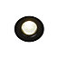 Spot encastrable Hobson LED intégrée blanc neutre IP20 dimmable 450lm 6.1W Ø8.8xH.5.3cm noir GoodHome