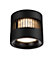 Spot encastrable Houssay LED intégrée blanc chaud IP20 200lm 6W Ø9xH.10,5cm noir GoodHome