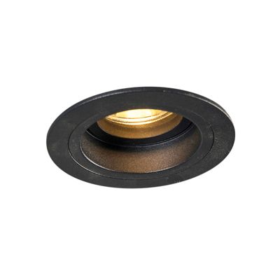 Spot encastrable intelligent noir rond avec WiFi GU10 - Chuck