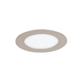 Spot encastrable Karluk LED intégrée variation de blancs IP20 850lm 10W Ø12xH.2,4cm argent GoodHome