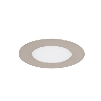 Spot encastrable Karluk LED intégrée variation de blancs IP65 500lm 6.5W Ø8xH.2,4cm argent GoodHome