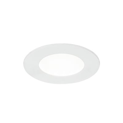 Spot encastrable Karluk LED intégrée variation de blancs IP65 600lm 6.5W Ø8xH.2,4cm blanc GoodHome