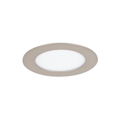 Spot encastrable Karluk LED intégrée variation de blancs IP65 850lm 10W Ø12xH.2,4cm argent GoodHome