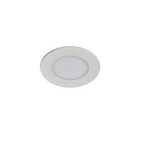 Spot encastrable Leavitt LED intégrée blanc chaud IP44 300lm 4.5W Ø8.5xH.4.7cm blanc GoodHome