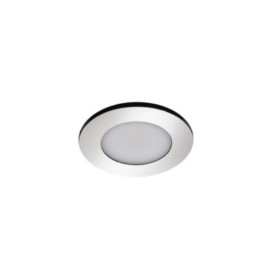 Spot encastrable Leavitt LED intégrée blanc chaud IP44 300lm 4.5W Ø8.5xH.4.7cm chrome GoodHome