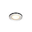 Spot encastrable Leavitt LED intégrée blanc chaud IP44 300lm 4.5W Ø8.5xH.4.7cm chrome GoodHome