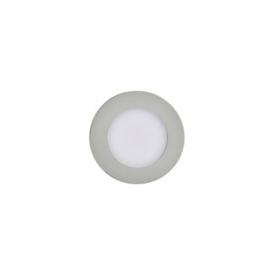 Spot encastrable Leavitt LED intégrée blanc chaud IP44 300lm 4.5W Ø8.5xH.4.7cm chrome GoodHome