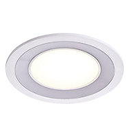 Spot encastrable LED intégrée Ø15cm 800lm IP20 blanc chaud Nordlux blanc