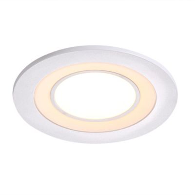 Spot encastrable LED intégrée Ø8cm 350lm IP20 blanc chaud Nordlux blanc