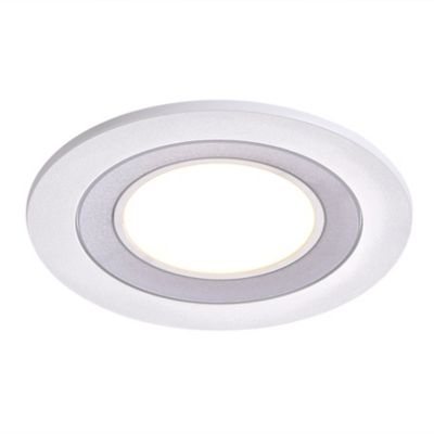 Spot encastrable LED intégrée Ø8cm 350lm IP20 blanc chaud Nordlux blanc